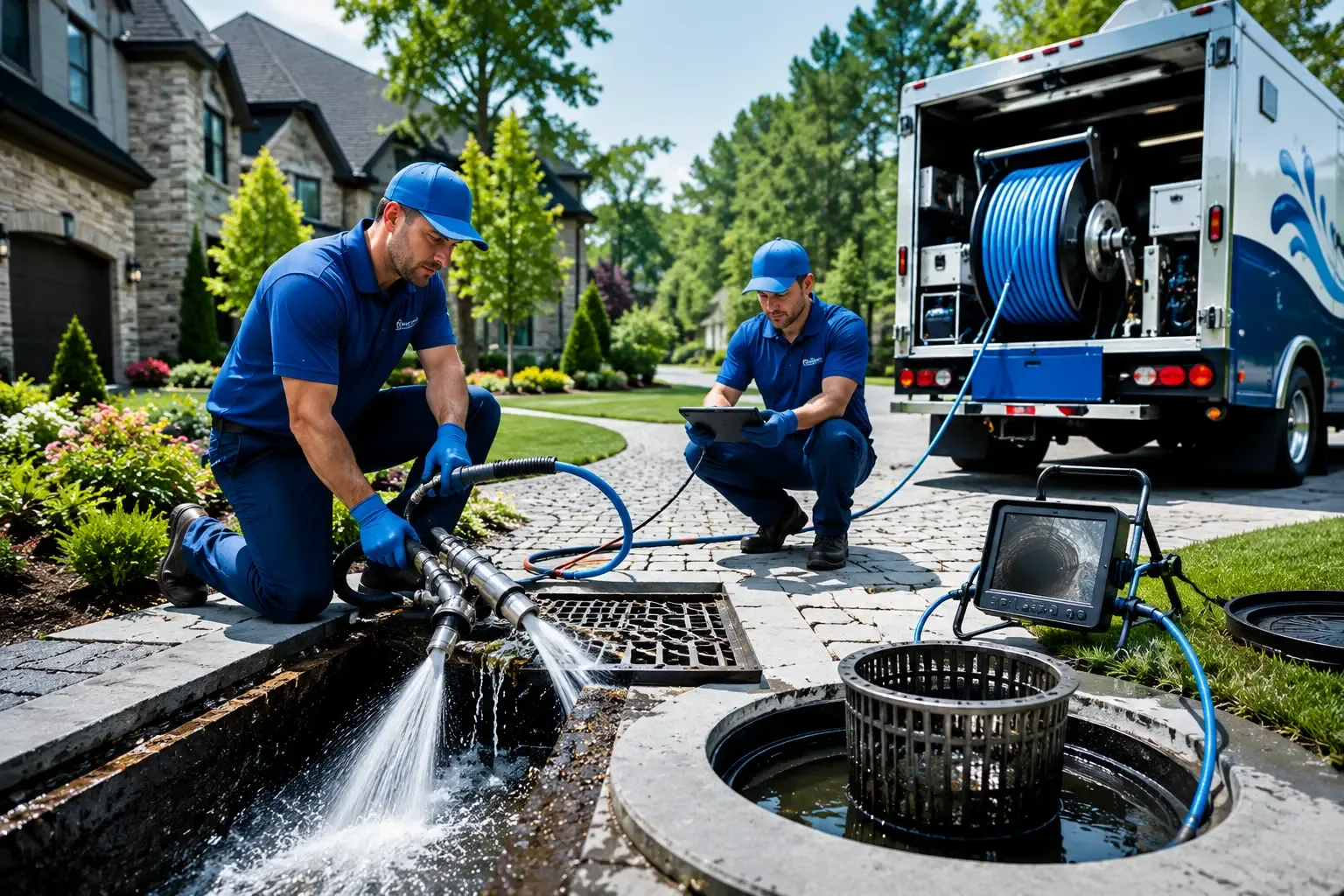 Local outdoor drain cleaning professionals in Burlington, PA