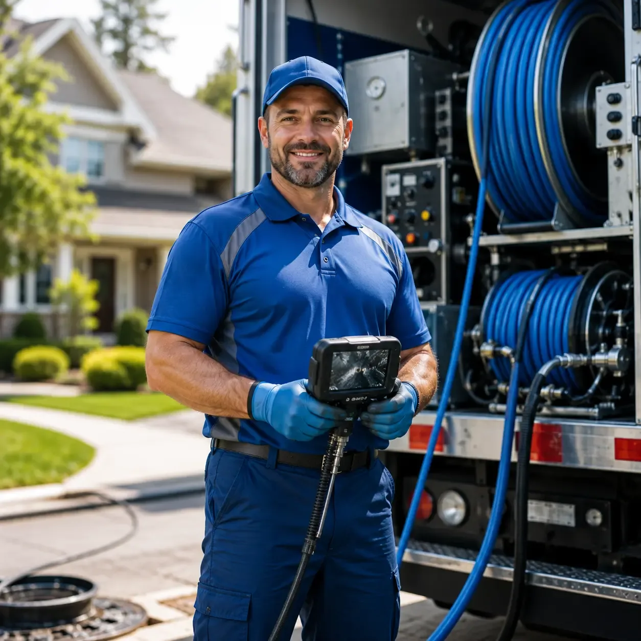 Local outdoor drain cleaning specialists in Burlington, PA